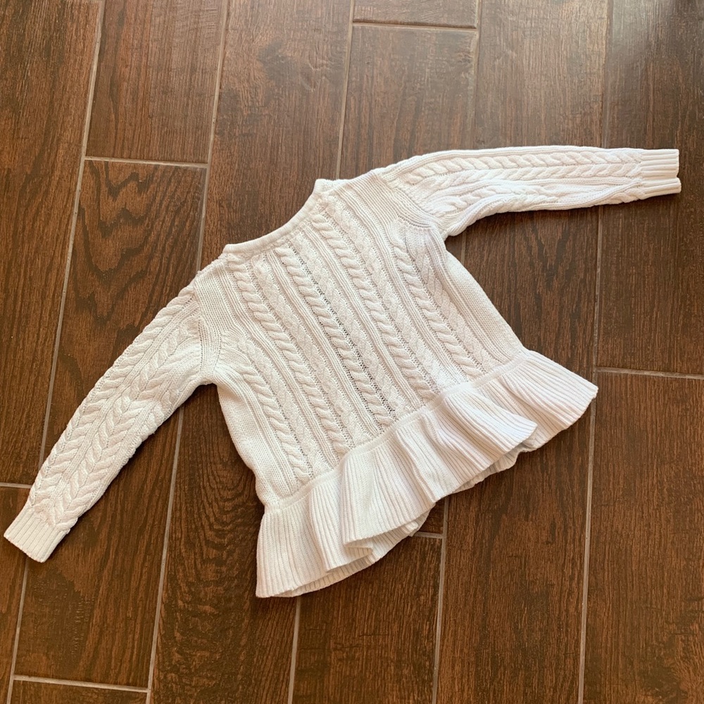 Jasper Conran 100% Cotton White Cardigan 3-4 - Picture 2 of 6